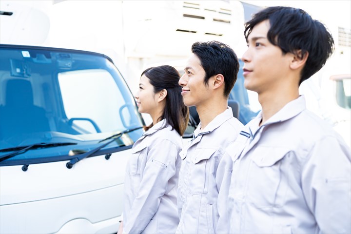 《水俣市》週払いOK・4ｔ車での企業向け一般貨物の集配ドライバー！（土日祝休み・日勤）